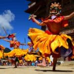 策秋節是不丹著名節日，一般在4月、9月、10月、11月舉辦。