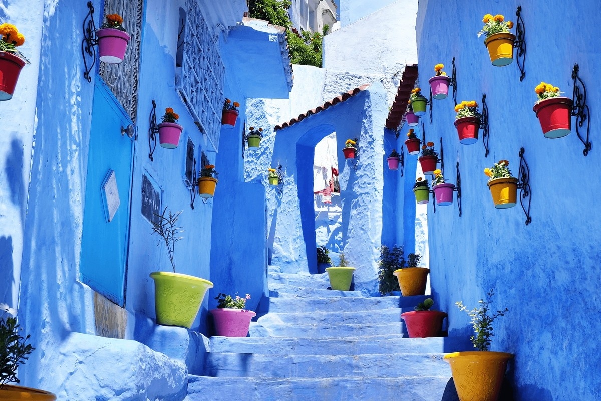 前往舍夫沙萬 (Chefchaouen)